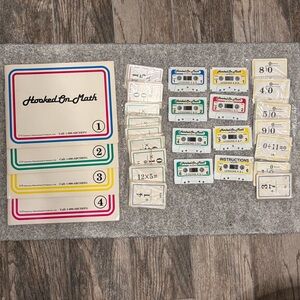 Hooked On Math Vtg 1988 Cassette Set Pre-School-Primary-Adult Remedial 1-4